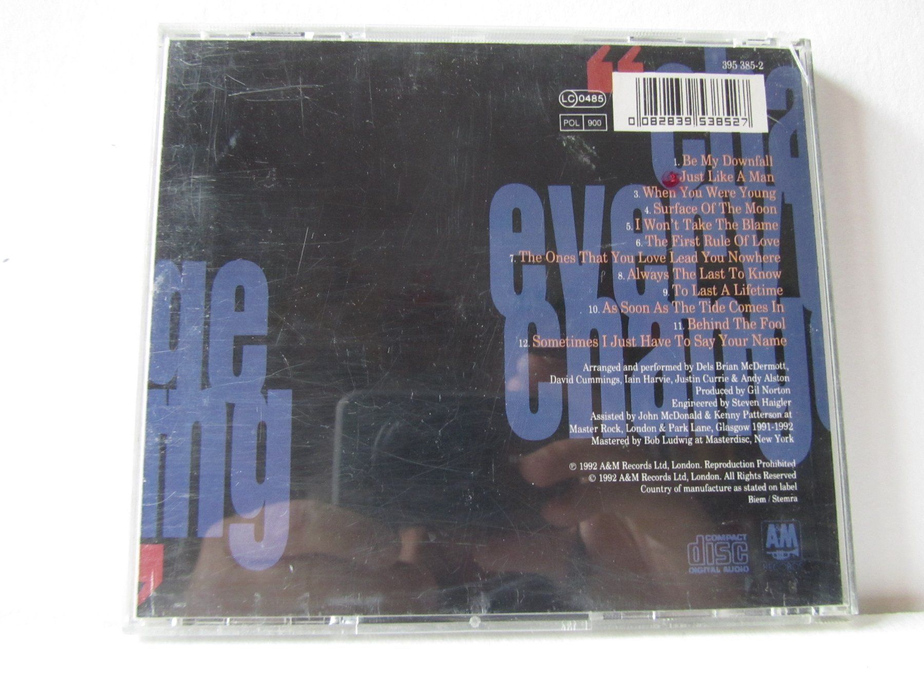 CD: Del Amitri, CD, change erverything – Usato da Weiningen ZH venduto da dietsch57 1