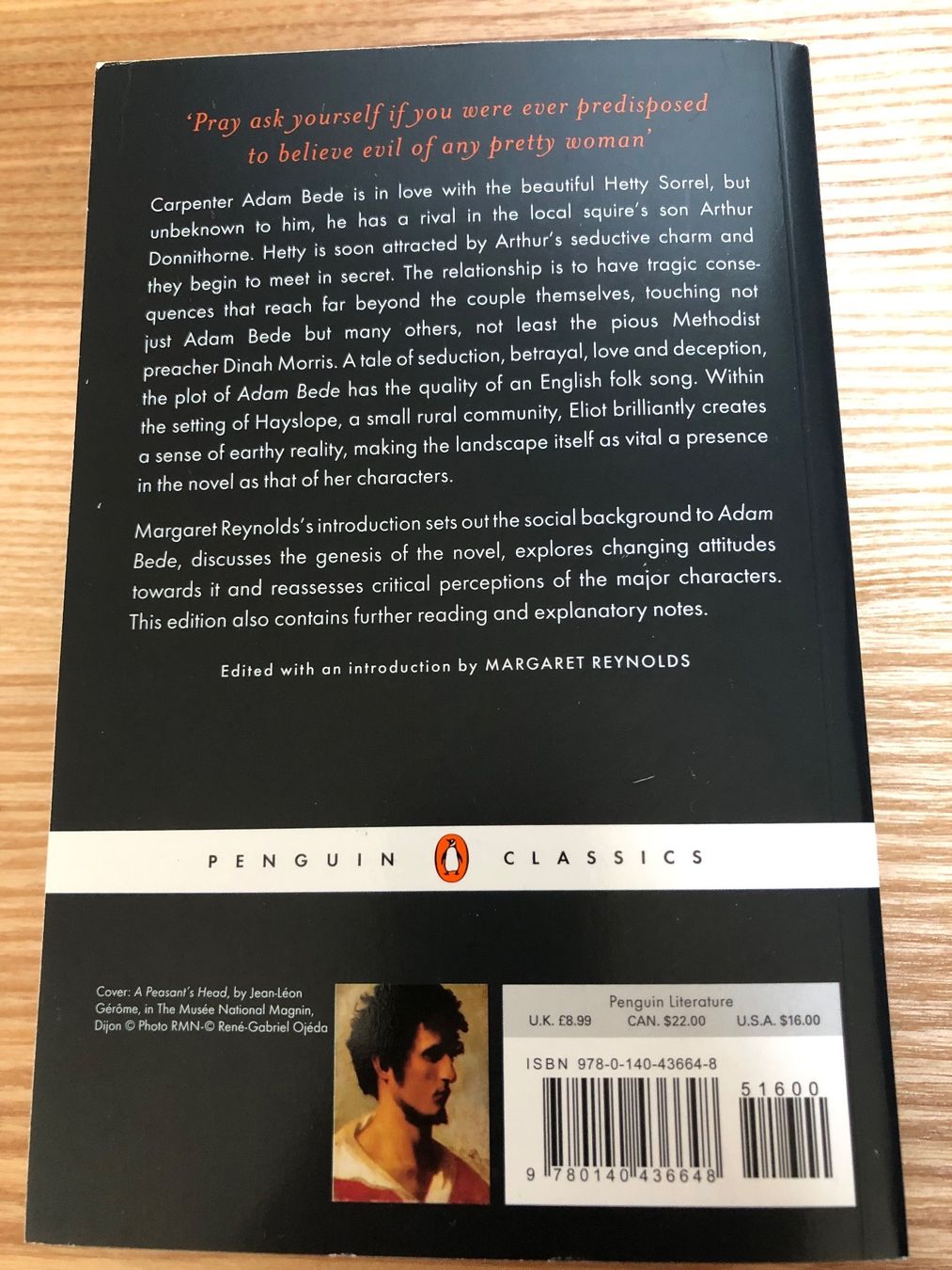 Libri: George Eliot ADAM BEDE Penguin Classics – Usato da Zürich venduto da Upippin 1