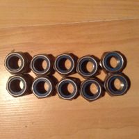 Polystopmuttern M 16 A4-70, ROSTFREI, 10 Stück, NEU