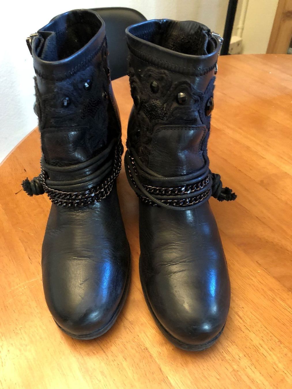 Scarpe da donna: Damen Leder Stiefeletten/ Ankleboots – Usato da Bern venduto da djinal 5