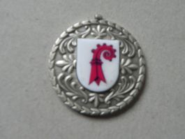 Medaille Wappen Kanton Basel ca. 1985 Paul Kramer Neuchatel