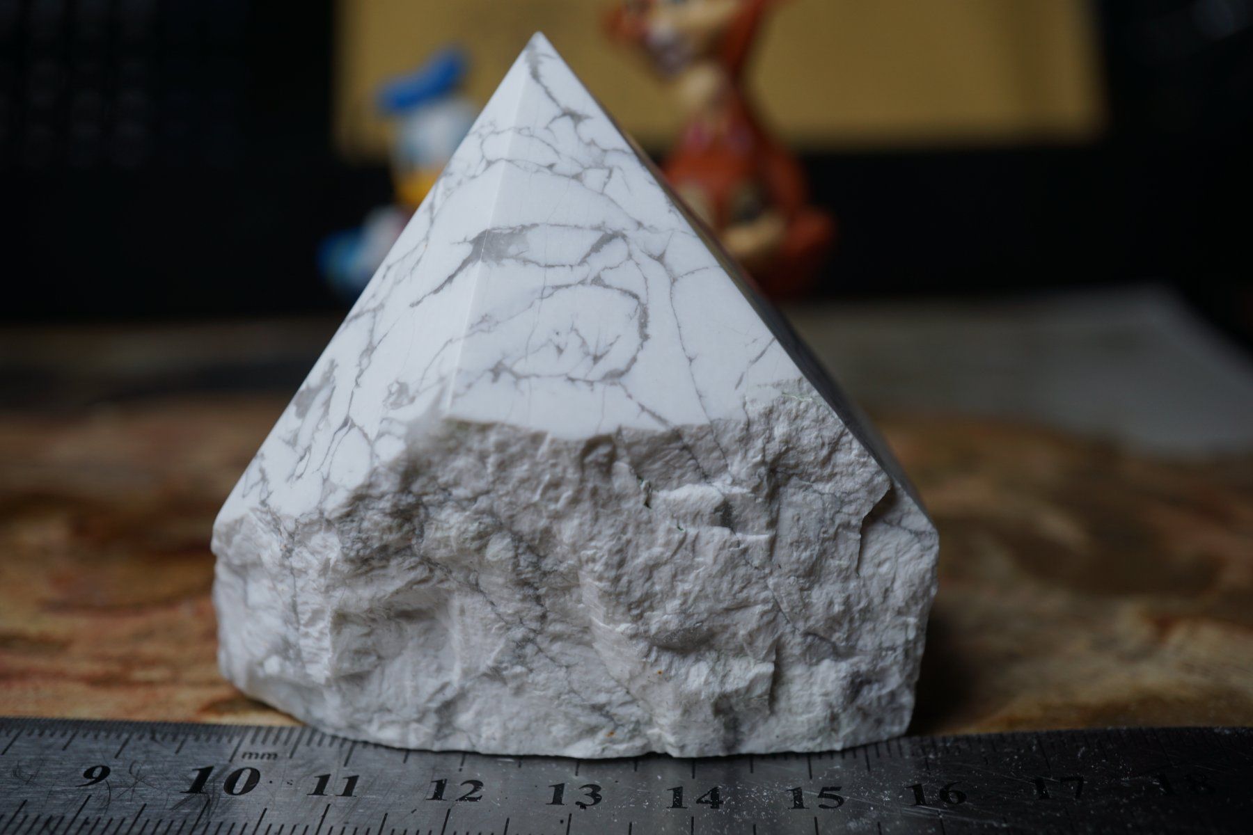 Minerali & Pietre curative: Magnesit   Spitze   6cm x  4cm – Nuovo e nell'imballaggio originale da Eschenbach SG venduto da topstone 7
