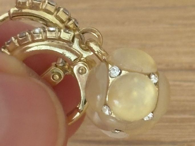 Ohrringe & -stecker: Luxus Elegante Ohrstecker  Goldenfarben – Neu (gemäss Beschreibung) aus Biel-Bienne von Roserosse13 4