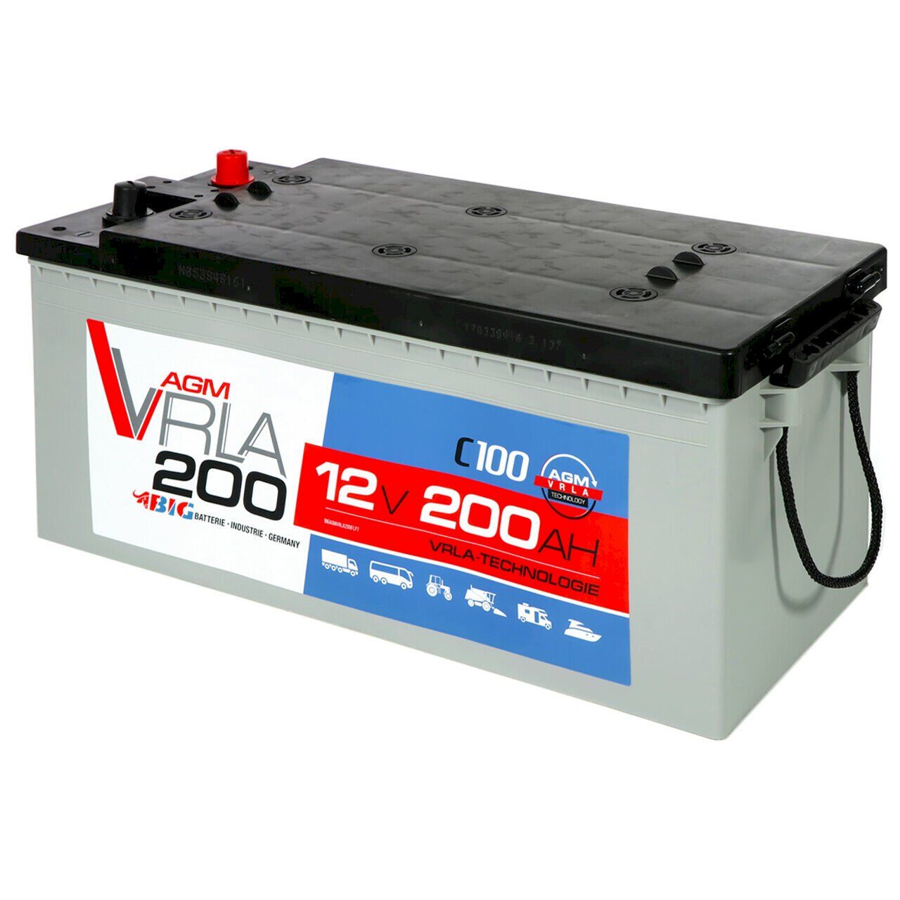 Elettrotecnica: BIG AGM 12V 200Ah C100 Solarbatterie – Nuovo e nell'imballaggio originale da Bottighofen venduto da zaap 1