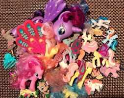 Lot My Little Pony Hasbro, Filly... avec strass Swarovski