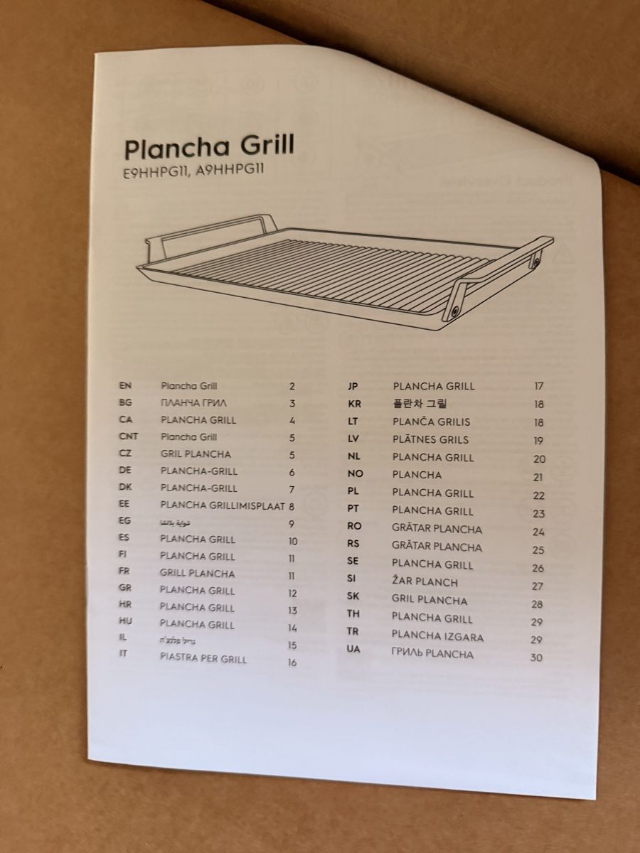 Electrolux Elettrodomestici da cucina: Electrolux Plancha Grill E9HHPG11 neu  – Nuovo (secondo la descrizione) da Eschenbach LU venduto da Syrah3 4