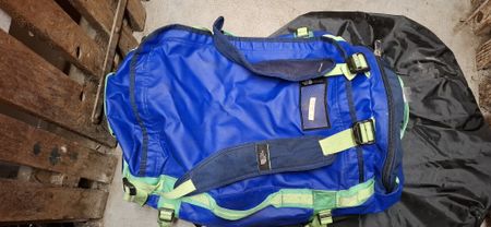 Sac de voyage The North Face bleu vert large
