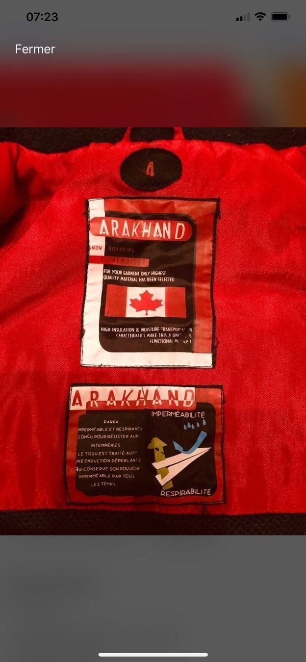Giacche & Cappotti: Veste rouge Canada super chaude – Usato da Le Brassus venduto da lionete02 1