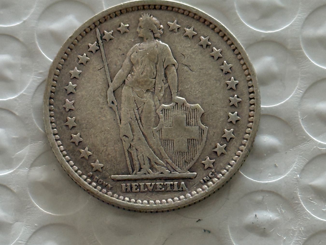 Tutti le monete: 2 Franken 1907  Rar – Usato da Wallisellen venduto da SWISS_SILVER1