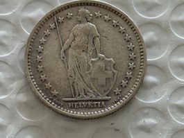 2 Franken 1907  Rar