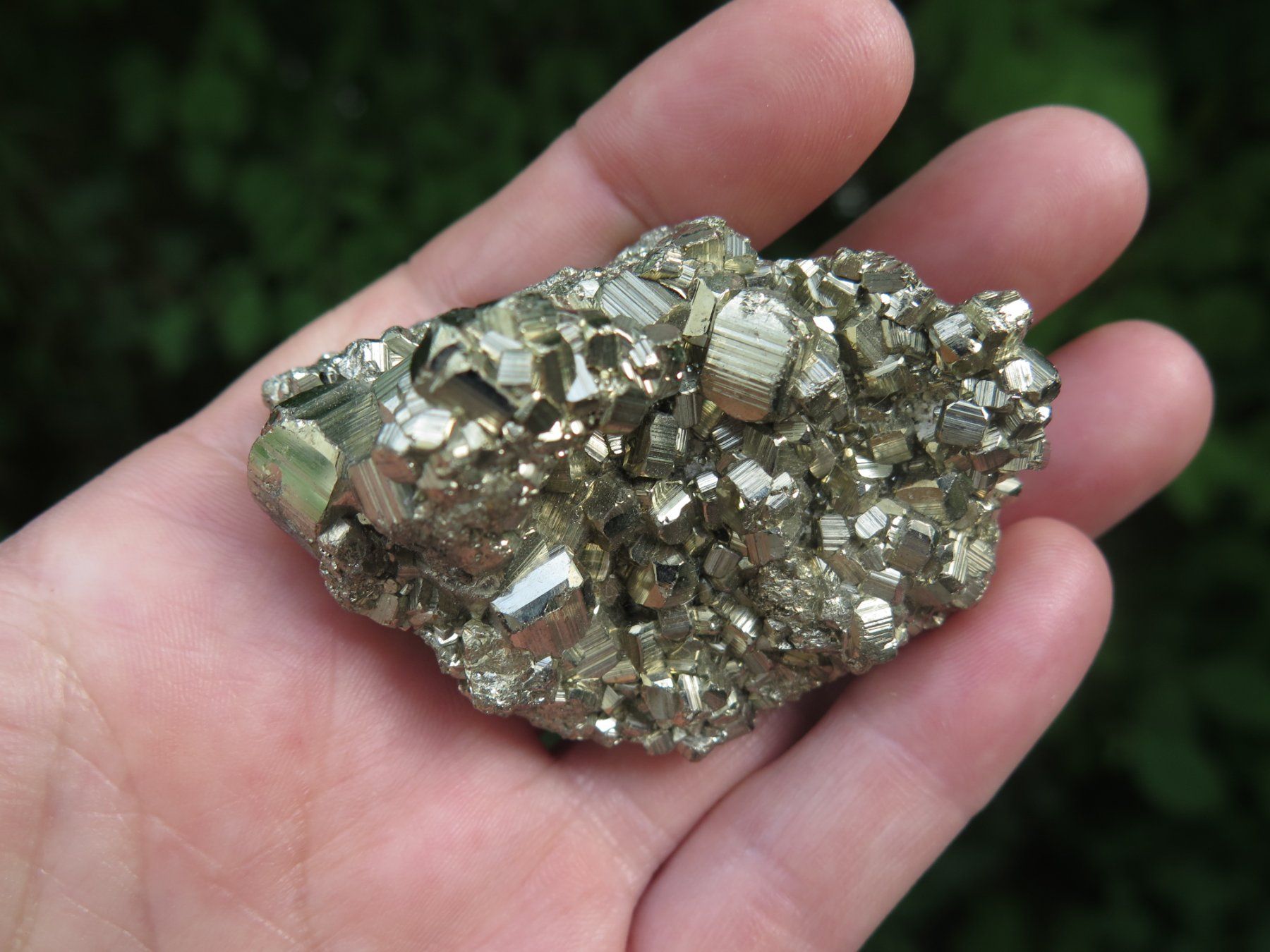 Minerali & Pietre curative: Pyrit Stufe von Peru, Hochglänzend – Usato da Schaffhausen venduto da Yamakana51L8736OQ8 4