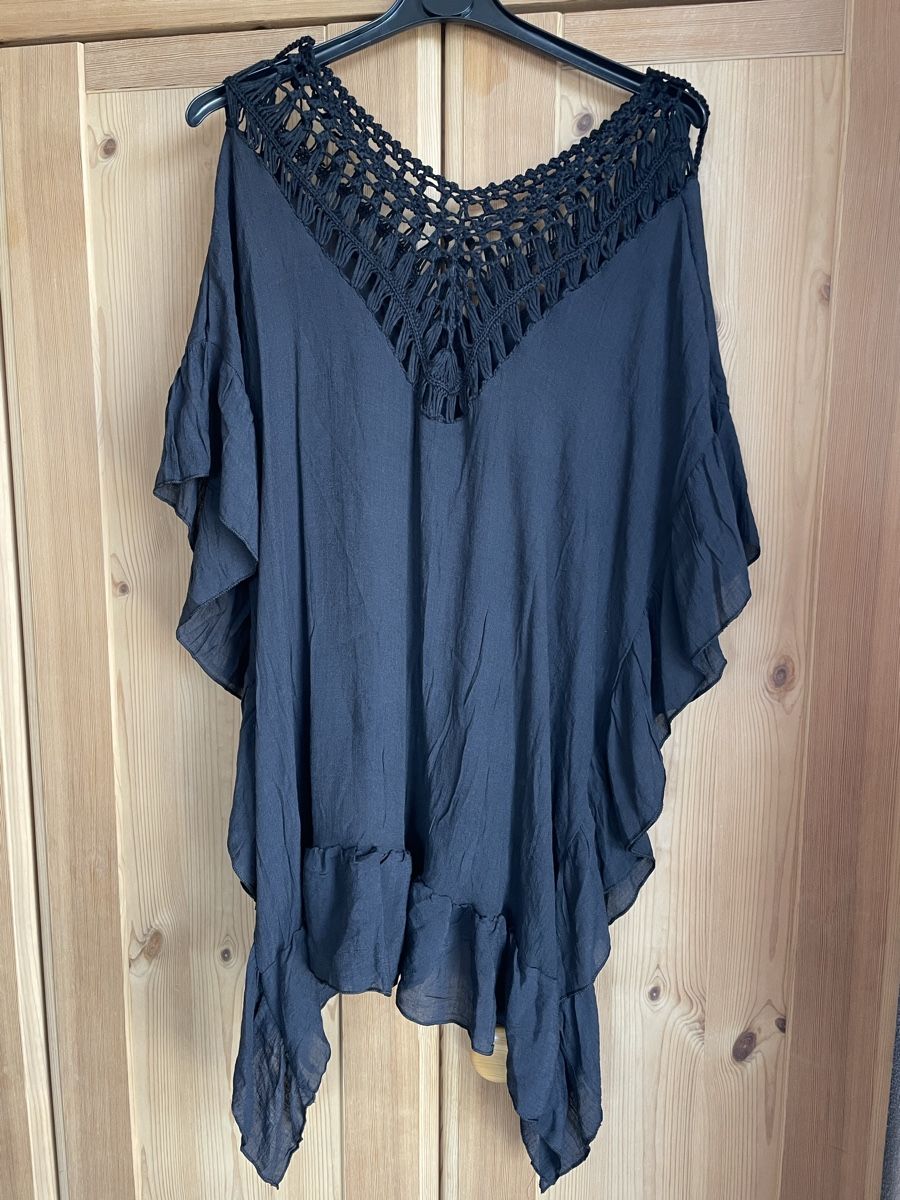Tuniken: Raffinierte Tunika/ Strandkleid schwarz – Neu (gemäss Beschreibung) aus Rüti ZH von kar_xx9l