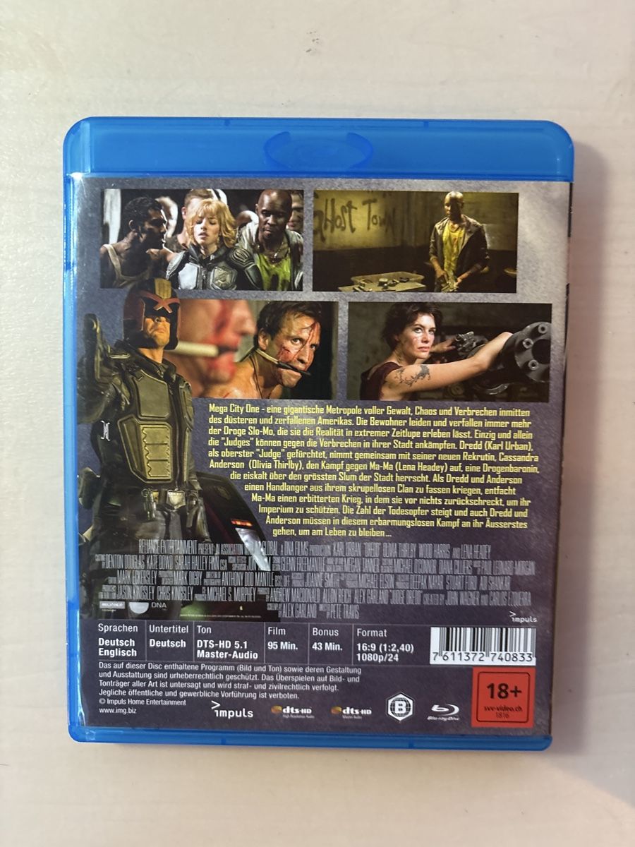 Tutti i DVDs: Dredd - Blu-Ray - Rarität – Usato da Ruswil venduto da Slivio_ 1