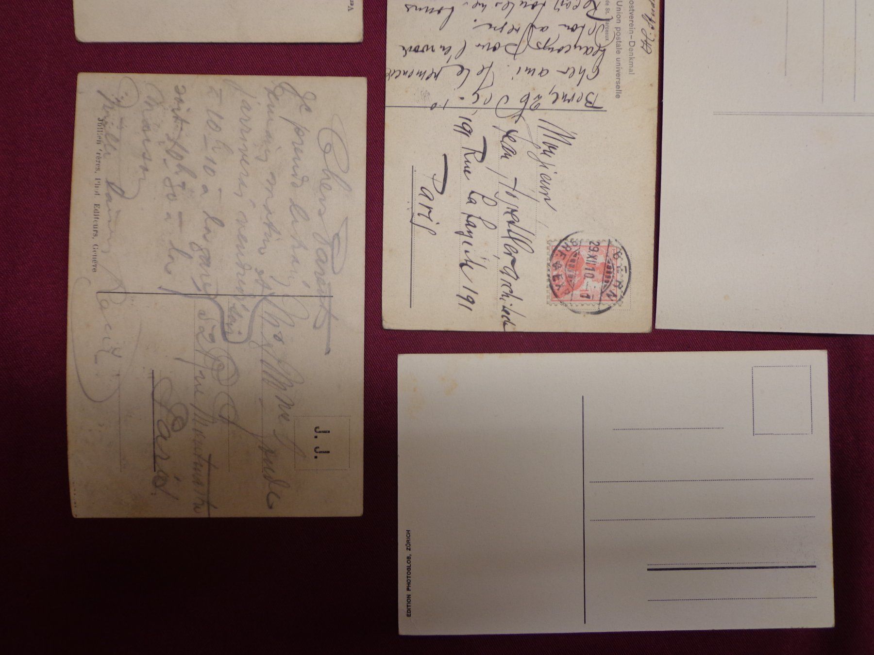 Cartoline postali: Antike Postkarten Ansichtskarten Schweiz Sammlung 10 Stück – Usato da Andeer venduto da Baerenburger 7