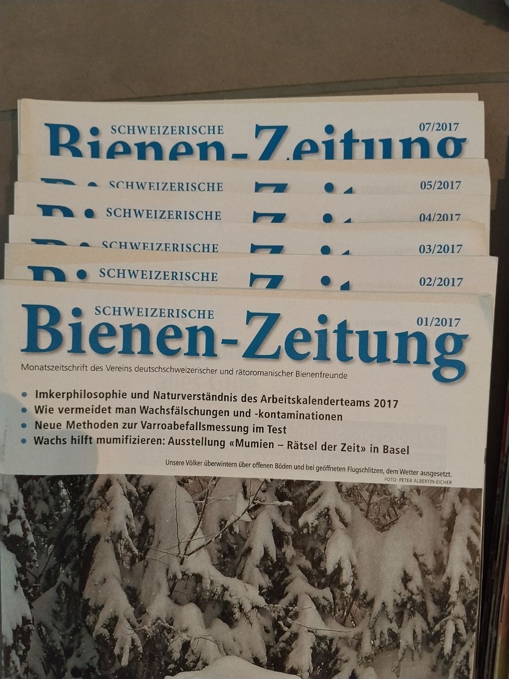 Alveari: Schweizerische Bienen-Zeitung  2017- mitte '24 – Usato da Widnau venduto da blackSkorpion88 1