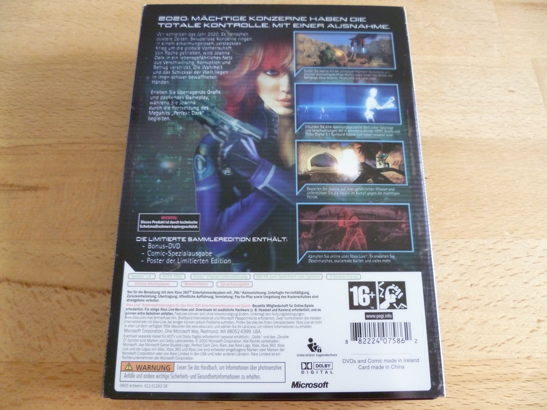 Microsoft Spiele: Perfect Dark Zero - Limitierte Sammleredition - Xbox 360 – Gebraucht aus Thalwil von ranx 6