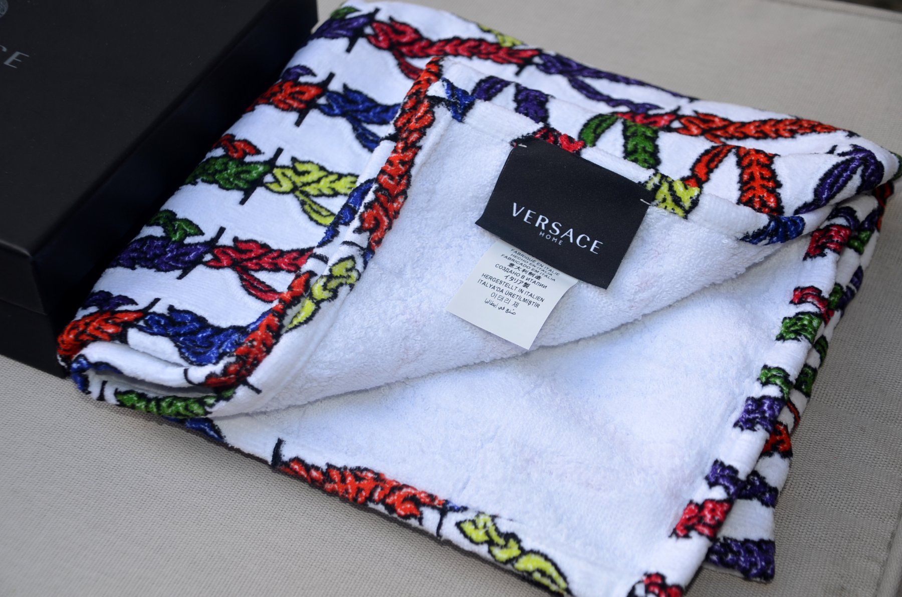 Tovaglioli: Versace Handtuch / Serviette – Nuovo e nell'imballaggio originale da Collonges venduto da arashee 5