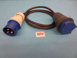 Aktion Strom Adapter CEE 16A 3P IP44 zu T23 IP55 Camping