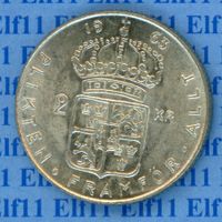 SEK___2.00 1963 unz 2 Kronen