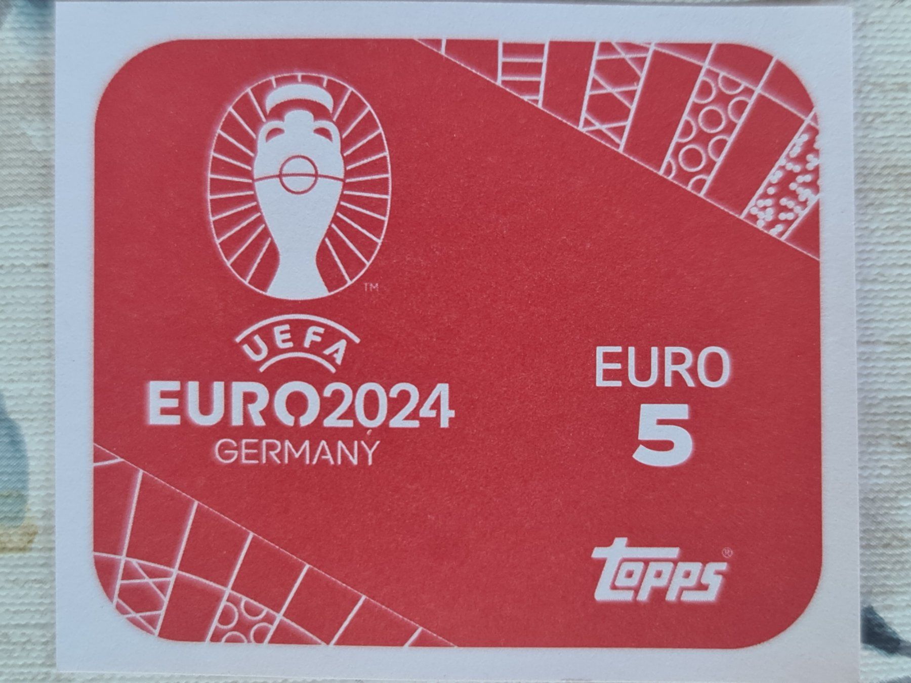 Topps Carte collezionabili: Topps EURO2024 EURO 5 – Nuovo e nell'imballaggio originale da Dintikon venduto da Prime-shop 1