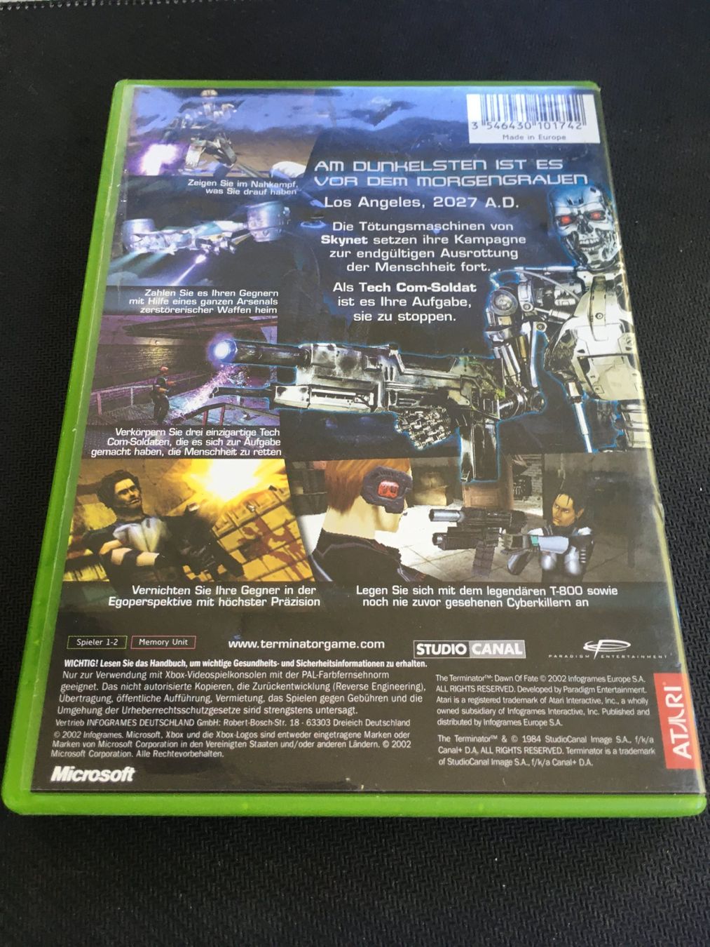Microsoft Spiele: Terminator Dawn of Fate - Xbox – Gebraucht aus St.Gallen von sjosjo 1