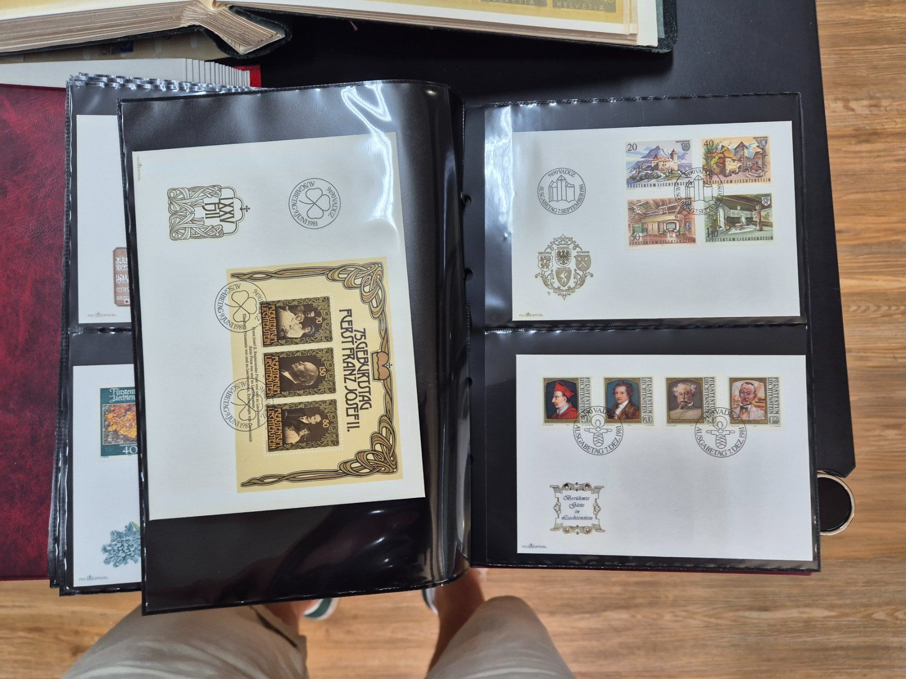 Albums: Briefmarkensammlung diverse Alben und Einzelmarken – D'occasion à Basel par Pitcher0 5