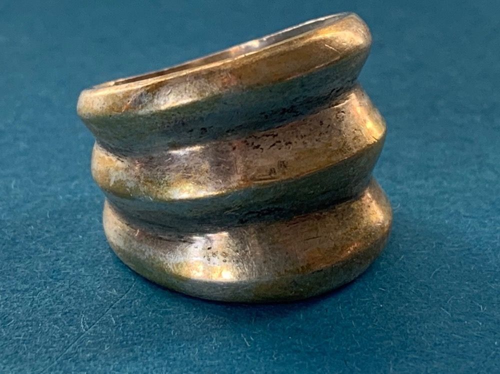 Ringe: Silberring 3 lamellen designerring rg55 – Gebraucht aus Laufen von belleskulptur 6