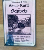 alte Schulkarte Schweiz