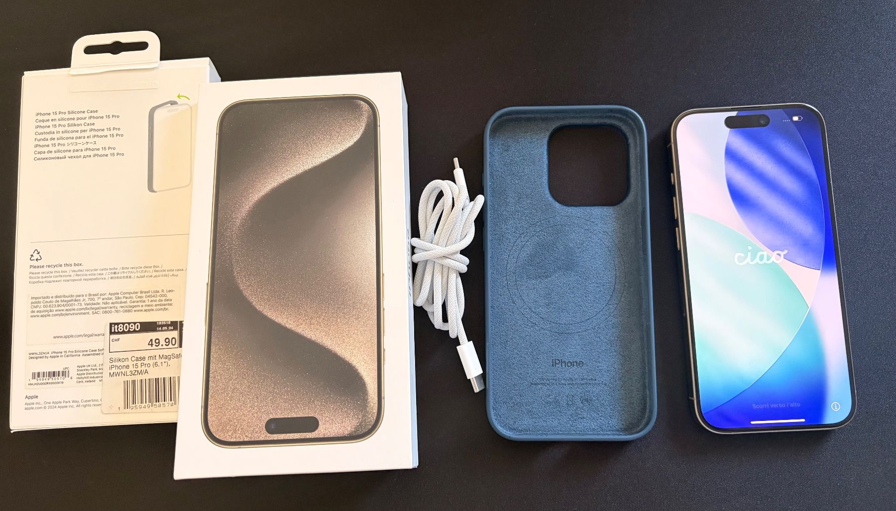 Apple Portables: iPhone 15 pro Natural Titanium 128GB – D'occasion à Aarau par Daisyy4 7