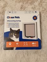 Closer Pets Katzenklappe 4-Wege-Verschluss neu in OVP