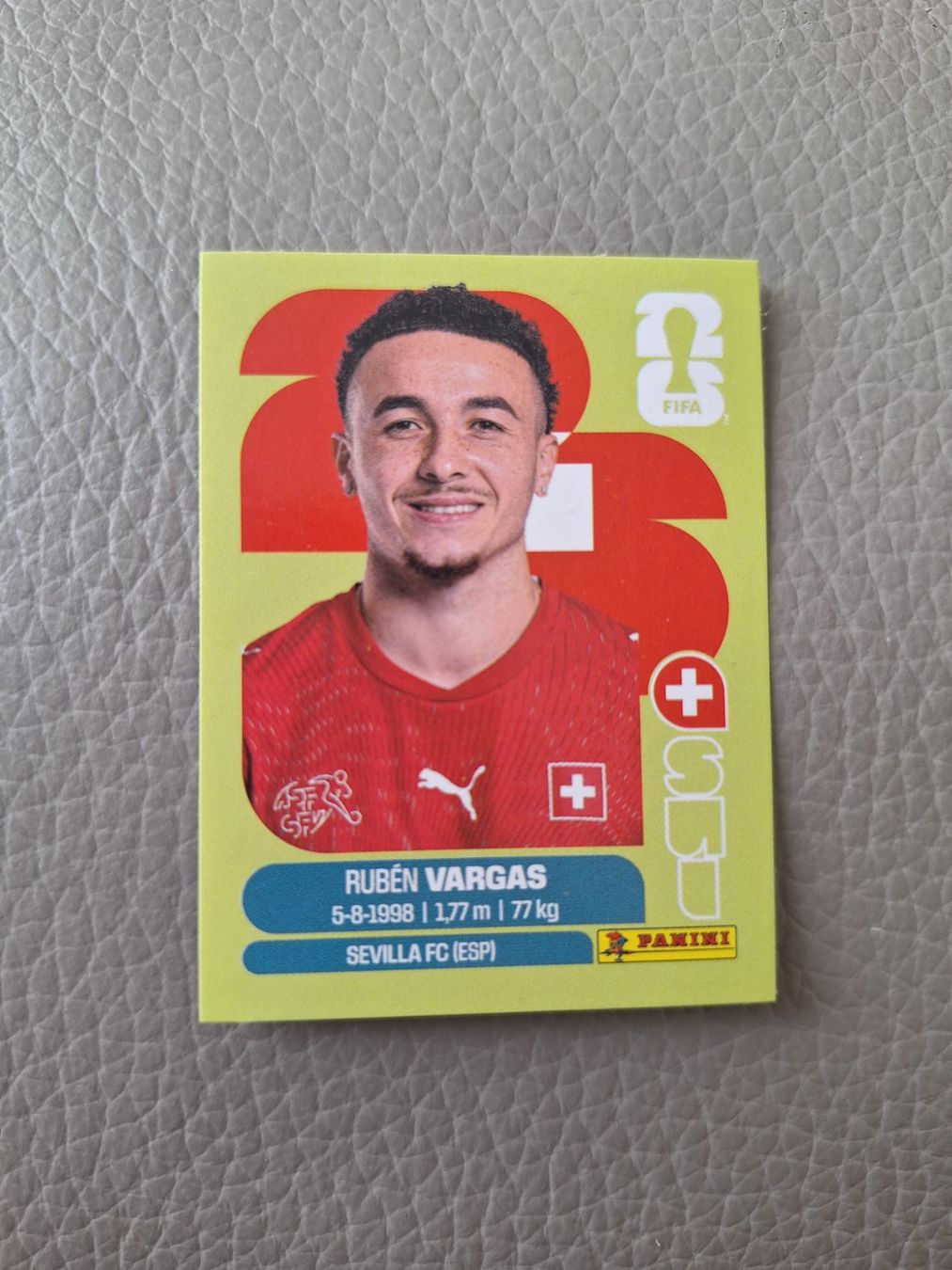 Panini Carte collezionabili: Panini WM 26 - Ruben Vargas- SUI18 – Nuovo (secondo la descrizione) da Tennwil venduto da mal_2fhf