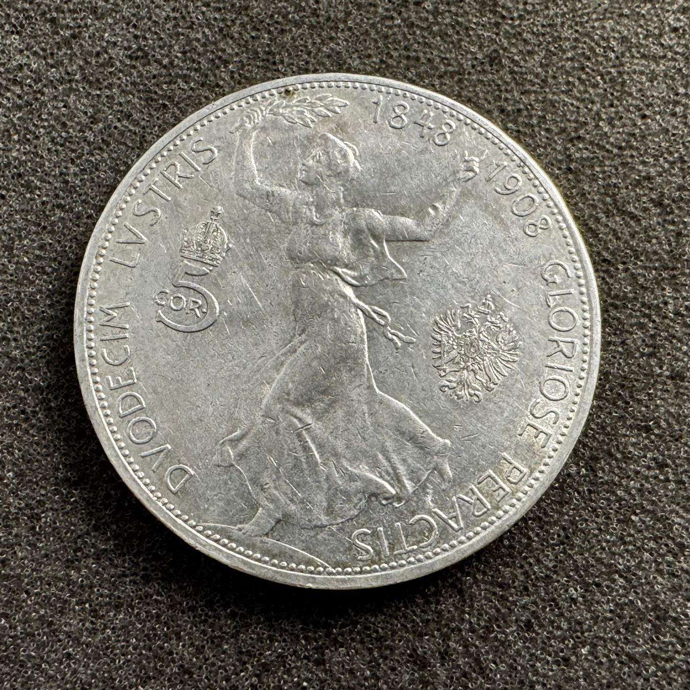 Toutes les monnaies: 5 Kronen Silber Österreich 1908 – D'occasion à Reitnau par tb-muenzen 1