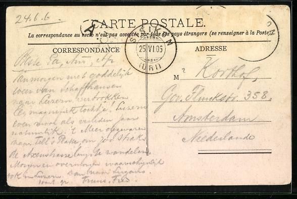 Cartes postales: Weggis, Teilansicht des Ortes mit Gebirg – D'occasion à Berlin par bartko-reher 1