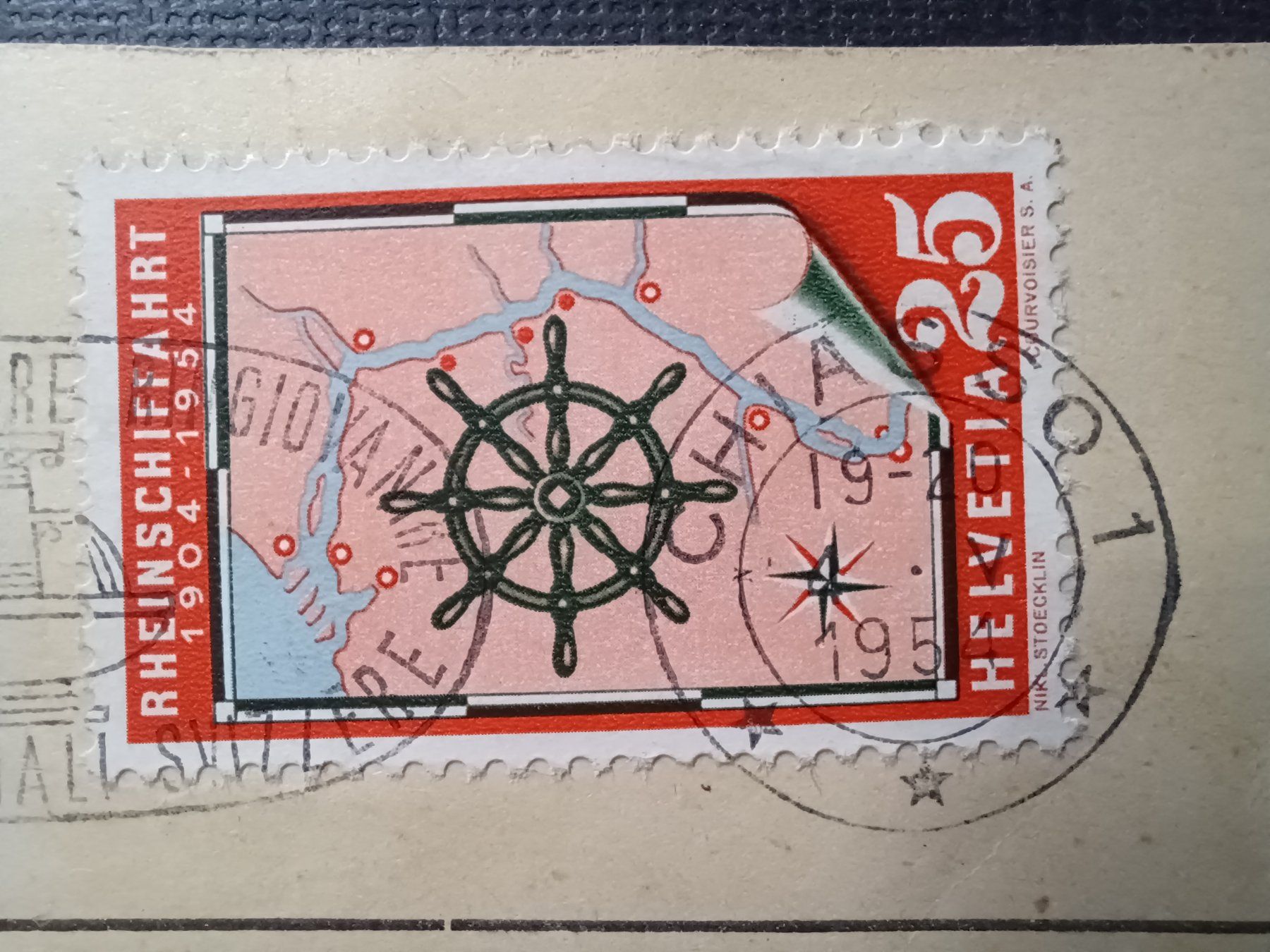 Alle Briefmarken: TI, Rapid Transport S.A. Chiasso 1954 – Gebraucht aus Aarau Rohr von mgvw 1