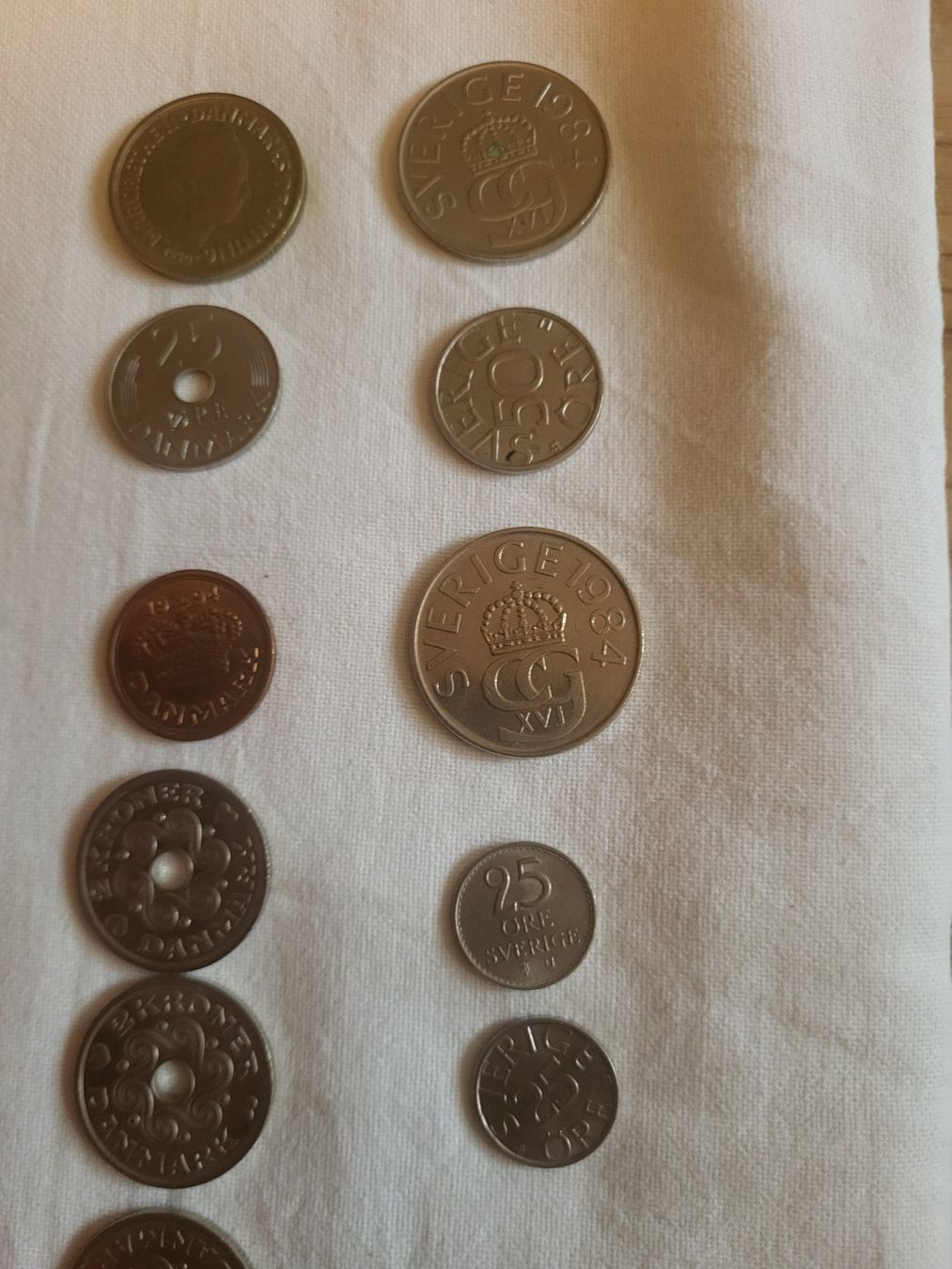Alle Münzen: Alte Münzsammlung plus 1 Note – Gebraucht aus Guggisberg von Aegertenlehn 1