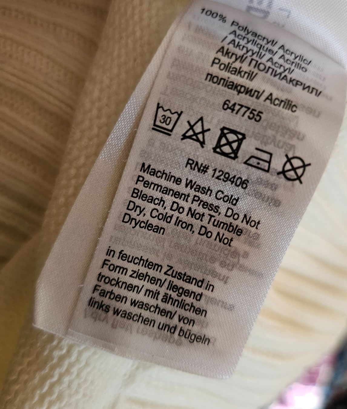 Maglioni & Felpe: Strick Pullover / Rollkragen "Rainbow" Gr. 40 / 42 – Usato da Füllinsdorf venduto da Sunnebliemli7 5