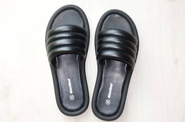 Offene Schuhe schwarz Graceland Gr. 38 schmale Füsse Neu!