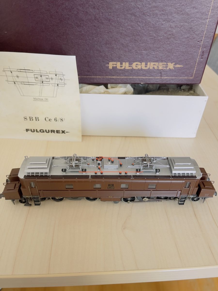 Fulgurex Modellini di ferrovie: SBB Fulgurex Ce 6/8 Zug – Nuovo e nell'imballaggio originale da St. Gallen venduto da elb_kpt5 7