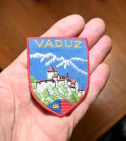 VINTAGE Badge VADUZ nos ST. GALLER STICKEREI abzeichen
