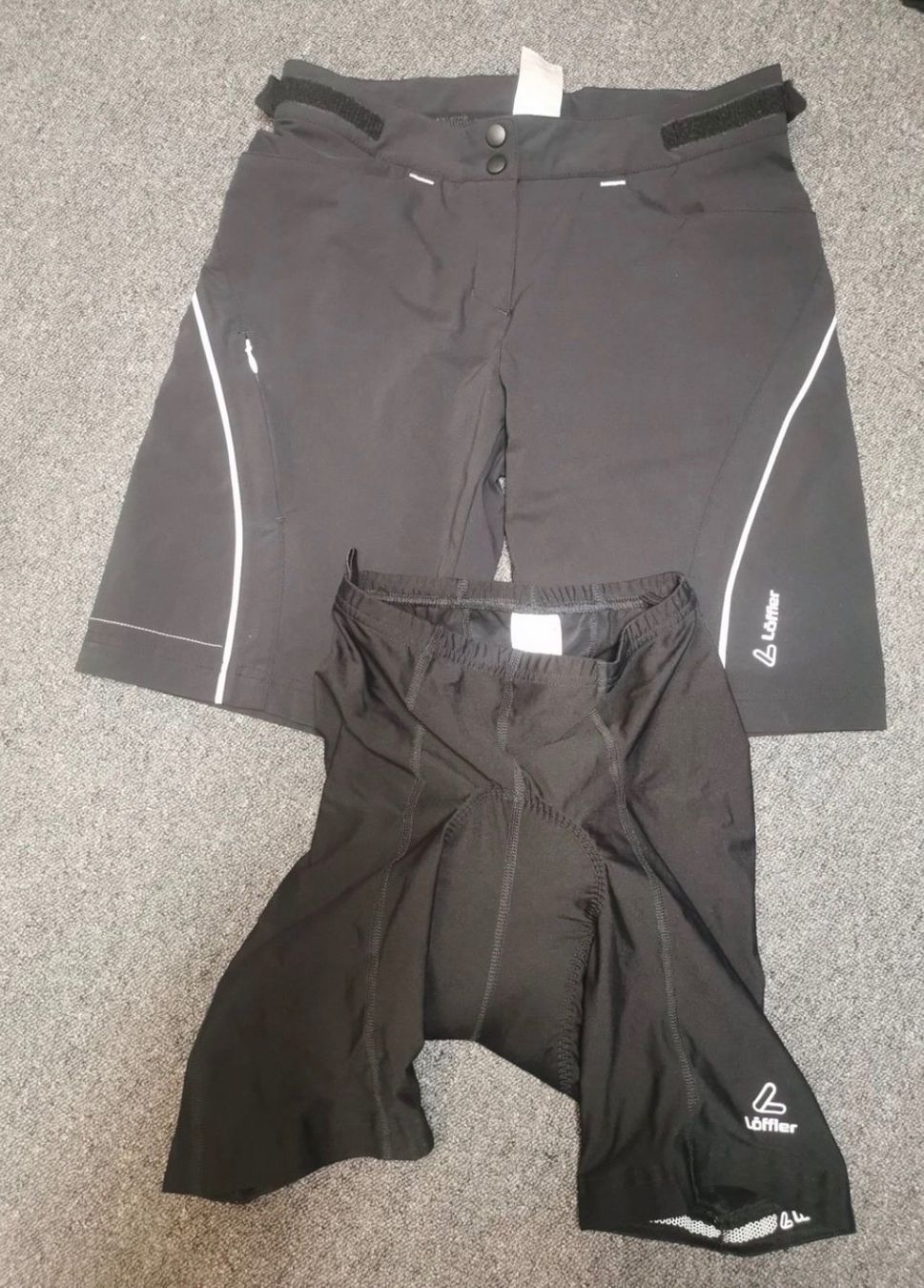 Löffler Pantalons: Velohose mit Innenhose von Löffler – D'occasion à Ittigen par franzis6