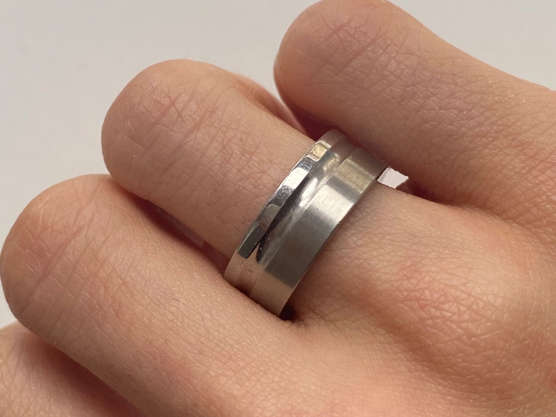 Anelli: XENOX Massive Edelstahl Silberne Ring – Nuovo (secondo la descrizione) da Givisiez venduto da dor_xb9k