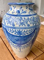 Grosse Vase, Tavera Keramik, anfangs 20. Jhd, Handbemalt