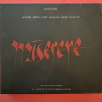 Arvo Pärt – Miserere (CD ECM New Series) 1990