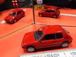 Peugeot 205 GTi  1:43 (ohne Box) Norev     >  (H12)
