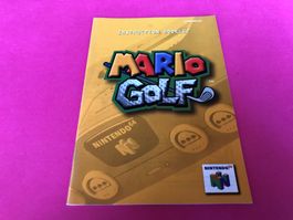 ANLEITUNG FÜR MARIO GOLF NINTENDO 64 US NTSC