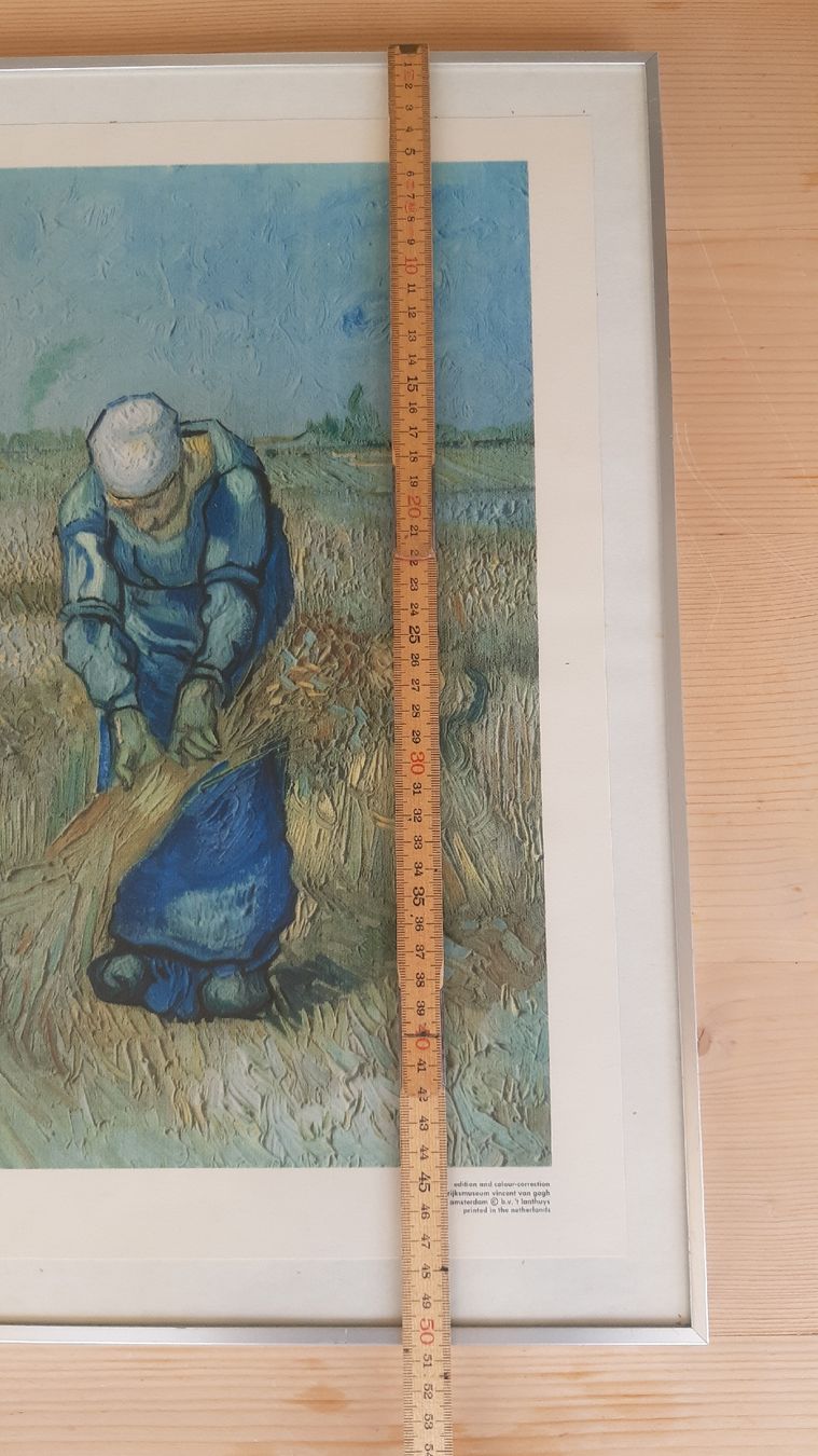 Posters & Illustrations: Vincent Van Gogh - Kornbinderin, Gerahmtes Bild – D'occasion à Oey par Parkplatzbrocki 5