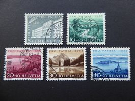 (P44) Pro Patria: 1955  B71 - B75  ʘ
