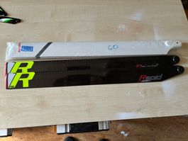 2x Rapid FBL Rotorblätter 600mm Carbon Schwarz/Gelb