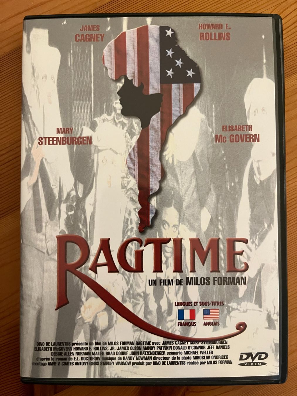 Tous les DVDs: RAGTIME - MILOS FORMAN - JAMES CAGNEY – D'occasion à Lausanne par sba_jg8r