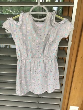 Sommerkleidli Gr. 122/128 (7-8Jahre)mit raffinierten Aermeli